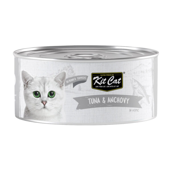 Kit Cat Deboned Tuna & Anchovy Toppers 80g (1 Box -24pcs)